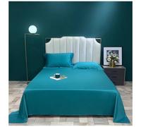 PIPOEI Lenzuolo da Letto in Raso Tencel a 80 Fili - Lino Jersey Liscio su Entrambi i Lati - qualità Jersey rinfrescante - Traspirante e Delicato sulla Pelle 03,50x70 cm x2