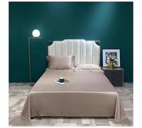 PIPOEI Lenzuolo da Letto in Raso Tencel a 80 Fili - Lino Jersey Liscio su Entrambi i Lati - qualità Jersey rinfrescante - Traspirante e Delicato sulla Pelle 12,50x70 cm x2