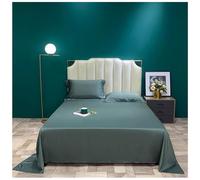 PIPOEI Lenzuolo da Letto in Raso Tencel a 80 Fili - Lino Jersey Liscio su Entrambi i Lati - qualità Jersey rinfrescante - Traspirante e Delicato sulla Pelle 02,50x70 cm x2