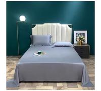 PIPOEI Lenzuolo da Letto in Raso Tencel a 80 Fili - Lino Jersey Liscio su Entrambi i Lati - qualità Jersey rinfrescante - Traspirante e Delicato sulla Pelle 13,50x70 cm x2
