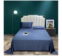 PIPOEI Lenzuolo da Letto in Raso Tencel a 80 Fili - Lino Jersey Liscio su Entrambi i Lati - qualità Jersey rinfrescante - Traspirante e Delicato sulla Pelle 11,50x70 cm x2