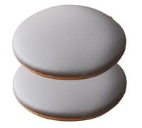 PIPOEI Set di 2 Cuscini per sedie, rotonde Cuscino per sedile in pelle, 4 cm di spessore antiscivolo Sgabello Bistro cuscinetto per ufficio, soggiorno, cucina sala da pranzo 08,2 set - 35cm