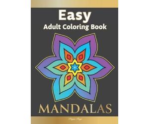 Pippa Page Easy Adult Coloring Book MANDALAS (Tascabile)