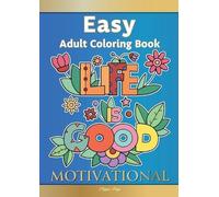 Pippa Page Easy Adult Coloring Book MOTIVATIONAL (Tascabile)