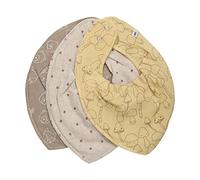 PIPPI Bandana Bib Uni -AOP (3-pack), bavaglino triangolare,