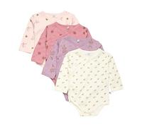 PIPPI Body Wrap AO-Printed (4-Pack) Biancheria Intima, Dusty Rose, 56 Unisex-Bimbi