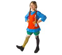 Pippi Calzelunghe costume travestimento bambina originale Pippi Longstocking