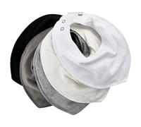 PIPPI Halstücher 5er Pack Baby Lätzchen Dreieckstücher, Foulard Unisex - Bimbi 0-24, Bianco (White 100), Taglia unica