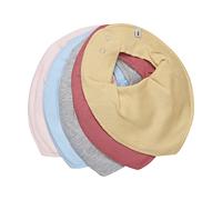 Pippi Confezione da 5 Bavaglini, Rosa Barocco, Taglia Unica (Pacco da 5) Unisex-Bimbi