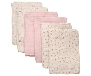 Pippi Confezione da 6 pannolini unisex per bambini, 65 x 65 cm