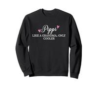 Pippi Like A Grandma Only Cooler Heart Mother's Day Pippi Felpa