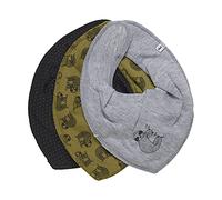 Pippi made with love Minymo Sweat Dress LS - Bandana unisex per bambini, confezione da 3 pezzi, Green Moss, Taglia unica