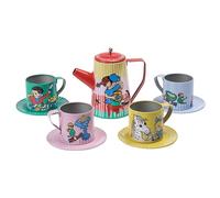 Pippi - Set da caffè per bambini composto da 10 pezzi, giocattolo di ruolo, con licenza ufficiale Pippi, prodotto perfetto per bambini dai 3 anni in su