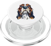 Pippo Cane Cavalier King Charles Spaniel dagli occhi larghi PopSockets PopGrip per MagSafe