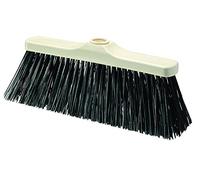 PIPPO - Scopa Industriale in Plastica Senza Manico per Ambienti Industriali, 28x13cm, Setole PVC Resistenti e Durevoli, Assicella Polipropilene Espanso, Filetto Italiano, Pulizia su Tutte le Superfici