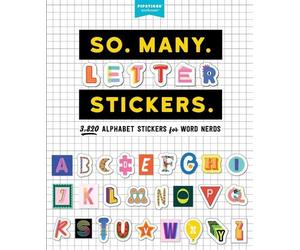 Pipsticks®+Workman® So. Many. Letter Stickers. (Tascabile) Pipsticks+Workman