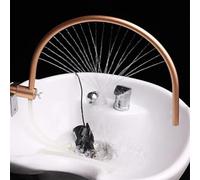 Piptyllite Cremagliera di circolazione dell'acqua per parrucchiere, strumenti di bellezza e accessori design ad arco a 180 gradi, 21 fori di uscita dell'acqua, telaio di circolazione dell'acqua con