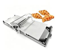 Piptyllite Macchina Compatta per Pasta Sfoglia Elettrica, Sfogliatrice Pieghevole per Pasticceria Danese