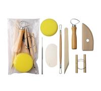 PIQIUQIU Set di 8 utensili per scultura in legno e ceramica, include strumenti per taglio, modellazione e rifinitura dell'argilla, utensili per ceramica e argilla