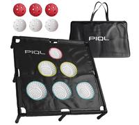 PIQL Pro Pickleball Target Net - Supporto per allenamento e giochi sociali, attrezzatura per la pratica della palla da sottaceto, sistema di bersaglio, pratica Dink Pad, Drive and Drop Shot Trainer