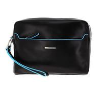 Pochette Piquadro Blue Square con manico nera - Tabella Colori: Nero