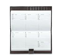 Moda Agenda Piquadro tascabile sottile in pelle Stationery AG1142B2-MO