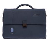 Piquadro Akron Cartella in pelle 42 cm Scomparto per laptop blue (CA3111AO-BLU)