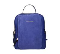 Piquadro, ,Bags ,Donna ,Blu ,ONE SIZE Zaino in pelle blu con scomparti multipli