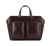 Piquadro, ,Bags ,Donna ,Marrone ,ONE SIZE Elegante Portadocumenti in Pelle con Scomparto per Laptop