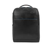 Piquadro, ,Bags ,Donna ,Nero ,ONE SIZE Zaino in pelle da uomo con ammortizzatore