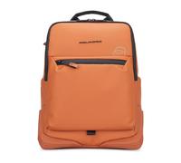 Piquadro, ,Bags ,unisex ,Arancione ,ONE SIZE Corner 2.0 Backpack 14'' 2 Compartments