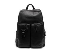Piquadro Harper Zaino RFID in pelle 40 cm Scomparto per laptop black (CA3869AP-N)