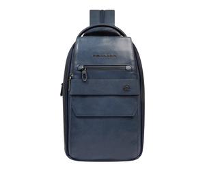 Piquadro, ,Bags ,Uomo ,Blu ,ONE SIZE Convertibile in zaino monospalla