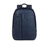 Piquadro, ,Bags ,Uomo ,Blu ,ONE SIZE Zaino in pelle blu per computer e iPad