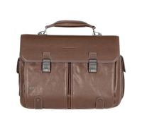 Piquadro, ,Bags ,Uomo ,Marrone ,ONE SIZE Borsa porta PC in pelle blu