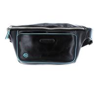 Piquadro, ,Bags ,Uomo ,Nero ,ONE SIZE Borsa a Tracolla in Pelle Nera con Zip