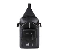Piquadro, ,Bags ,Uomo ,Nero ,ONE SIZE Kyoto Borsa Spalla in Pelle Nera per iPad