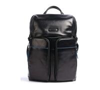 Piquadro, ,Bags ,Uomo ,Nero ,ONE SIZE Zaino in pelle nera per laptop unisex