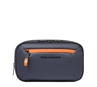 PIQUADRO - Beauty Case - Impermeabile - Tessuto Resistente - Compatto e Versatile - Uomo - Colore Blu