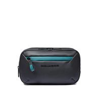 PIQUADRO - Beauty Case - Impermeabile - Tessuto Resistente - Compatto e Versatile - Uomo - Colore Nero