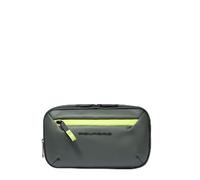 PIQUADRO - Beauty Case - Impermeabile - Tessuto Resistente - Compatto e Versatile - Uomo - Colore Verde