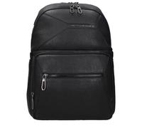 Piquadro Black Leather Backpacks