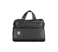Piquadro Black Leather Men Briefcase