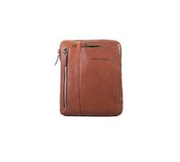 Piquadro Black Square, Borsa a Tracolla Unisex-Adulto, Cuoio, 27 cm