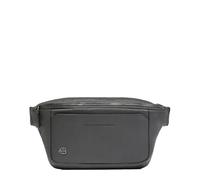 Piquadro Marsupio Black Square pelle, blu-grigio, uomo, 31 x 14 x 7
