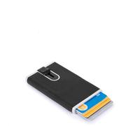 Piquadro Black Square Porta carte di credito RFID pelle 6 cm black (PP4825B3R-N)