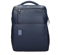 Piquadro Blue Leather Backpack