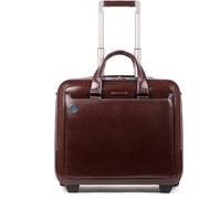 Trolley pilota con porta pc Piquadro Blue Square marrone - Tabella Colori: Marrone Scuro