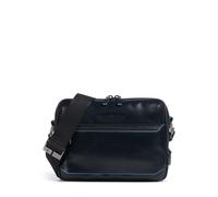 Piquadro Blue Square Borsa a tracolla blu scuro, pelle, uomo