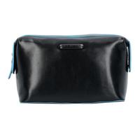 Piquadro Blue Square Borsa da toilette Pelle 23 cm nero